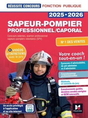 cover image of Réussite Concours Sapeur-pompier professionnel/caporal--2025-2026--Préparation complète